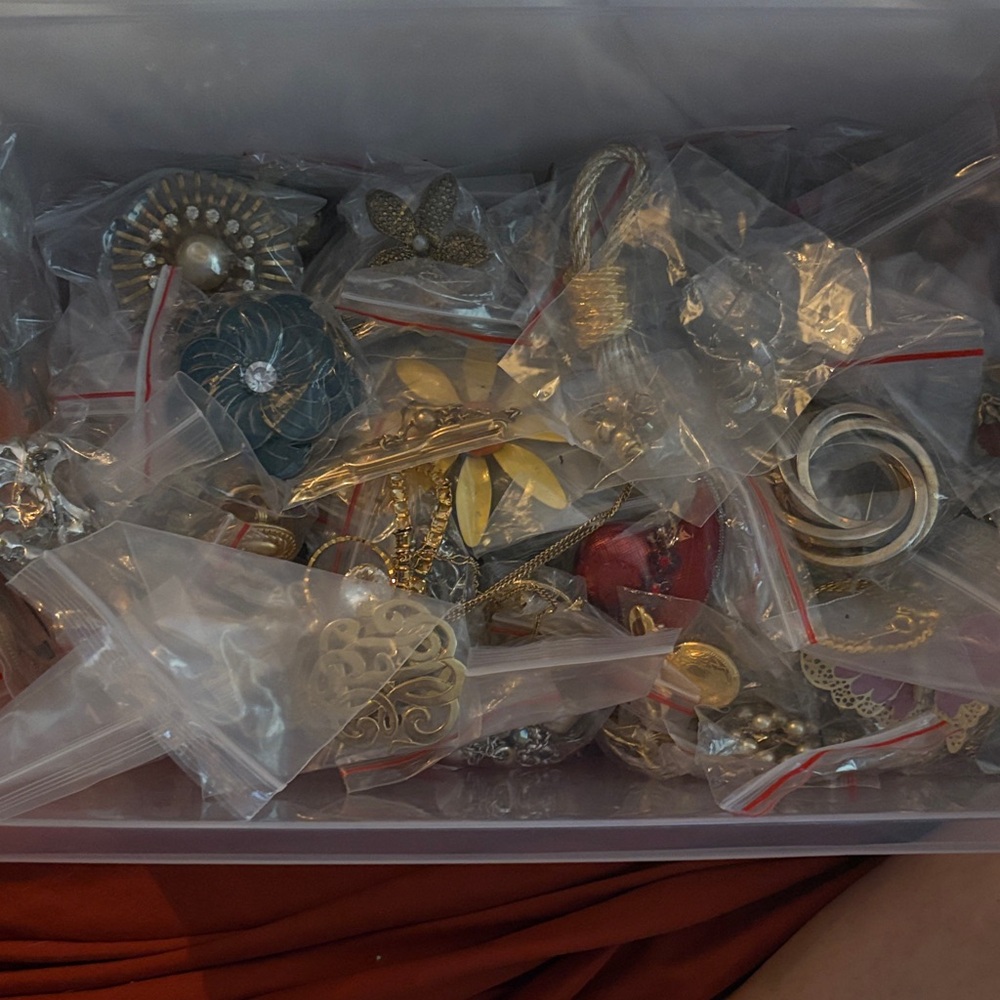 Assorted Gold-Tone and Multicolor Costume Jewelry Lot